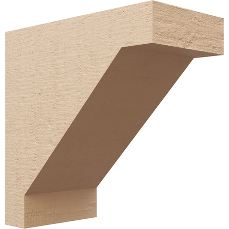 Ekena Millwork 10"W x 20"D x 20"H Classic Burlington Rough Cedar Woodgrain TimberThane Corbel, Primed Tan CORUR10X20X20BURRCPR